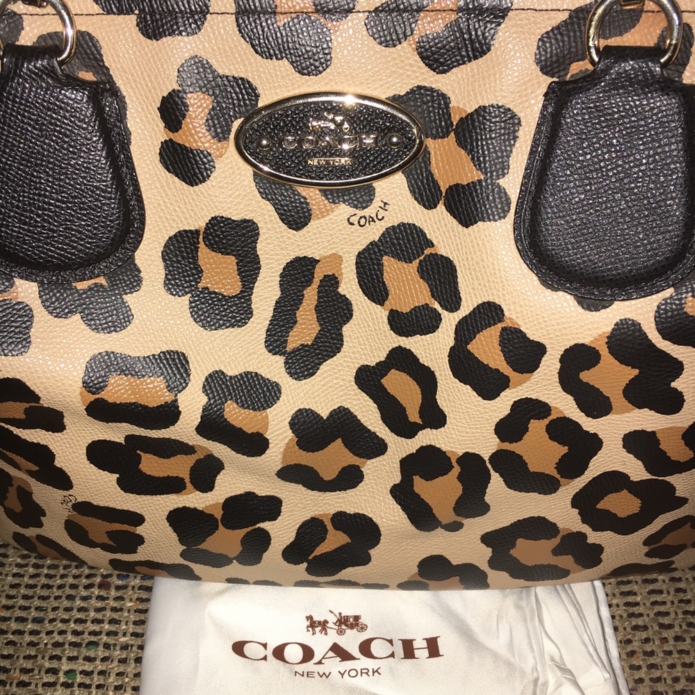 Coach Leopard purse